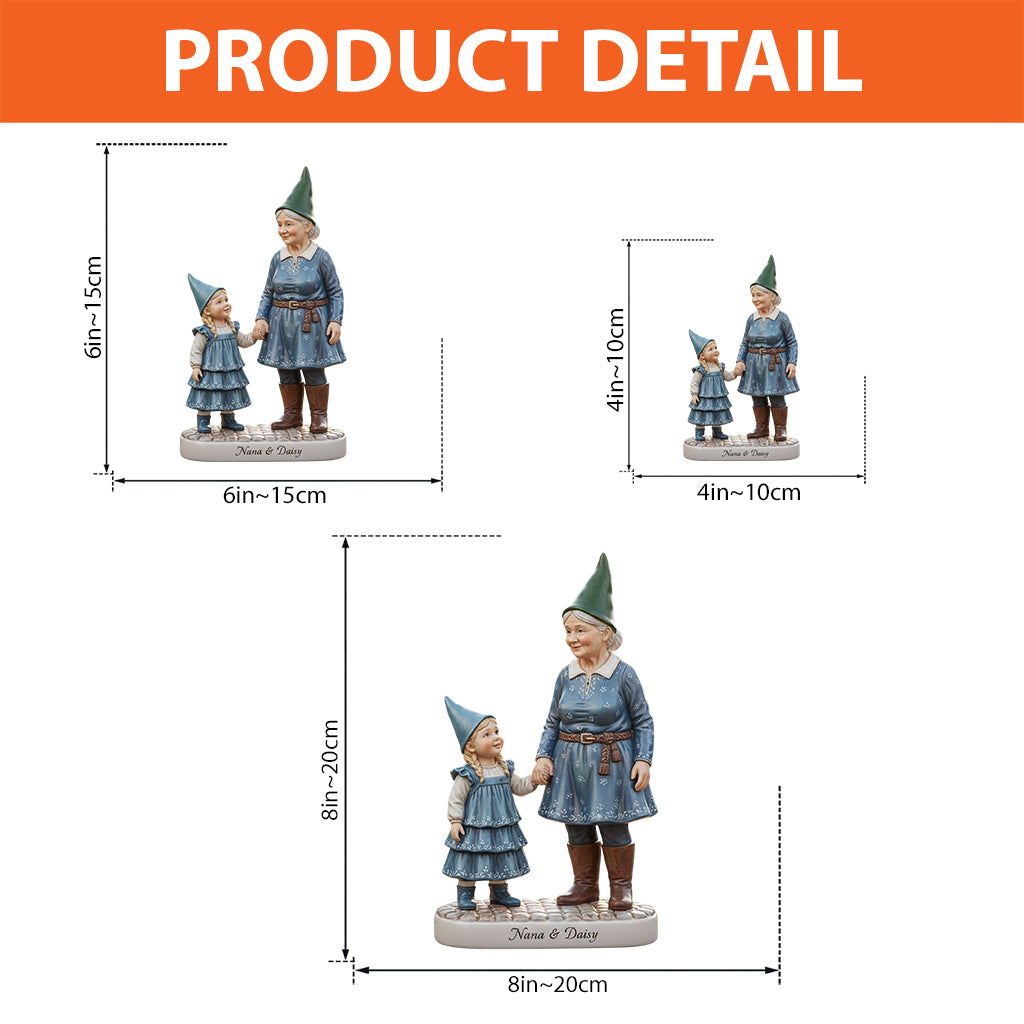 Grandma's Little Gnomes - Personalized Gardening Custom Shaped Acrylic Plaque