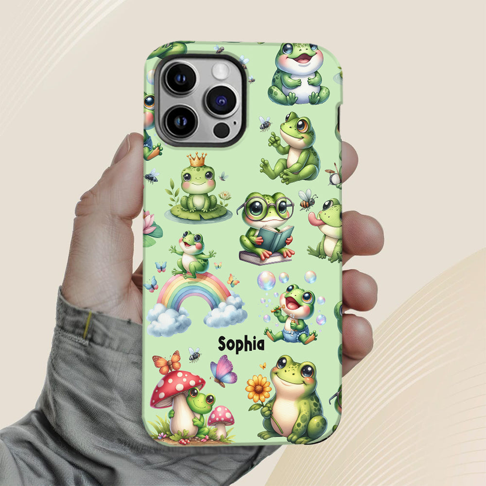 Just A Girl Who Loves Frogs - Personalized Frog Full Print Phone Case