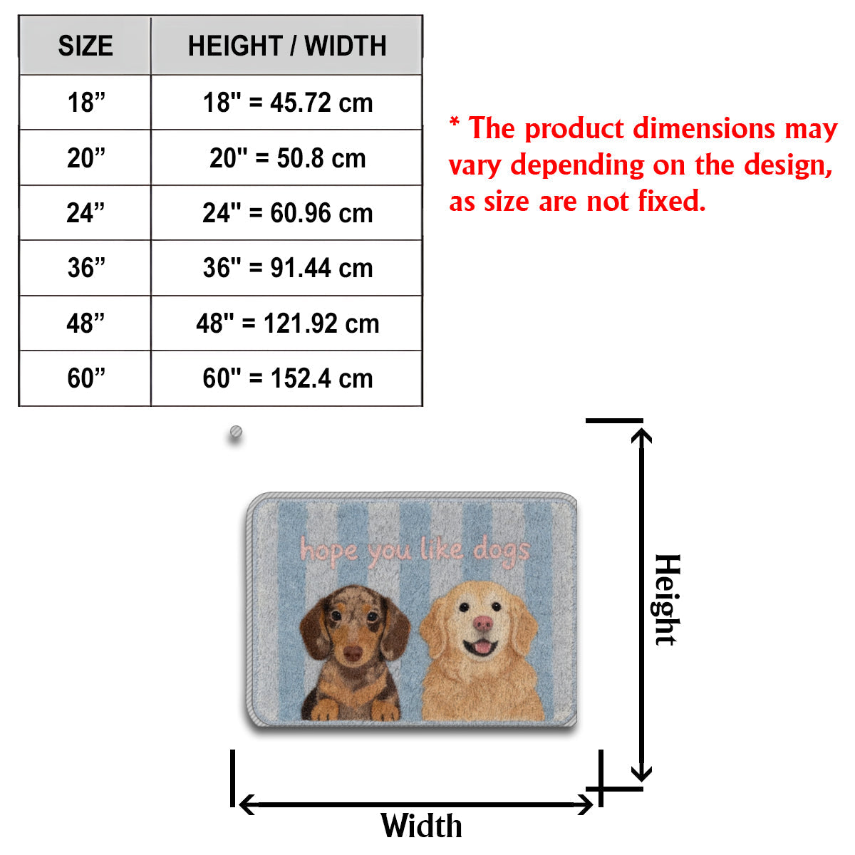 Hope You Like Dogs Cat Funny Greetings - Personalized Dog Non-Slip Tufted Rug
