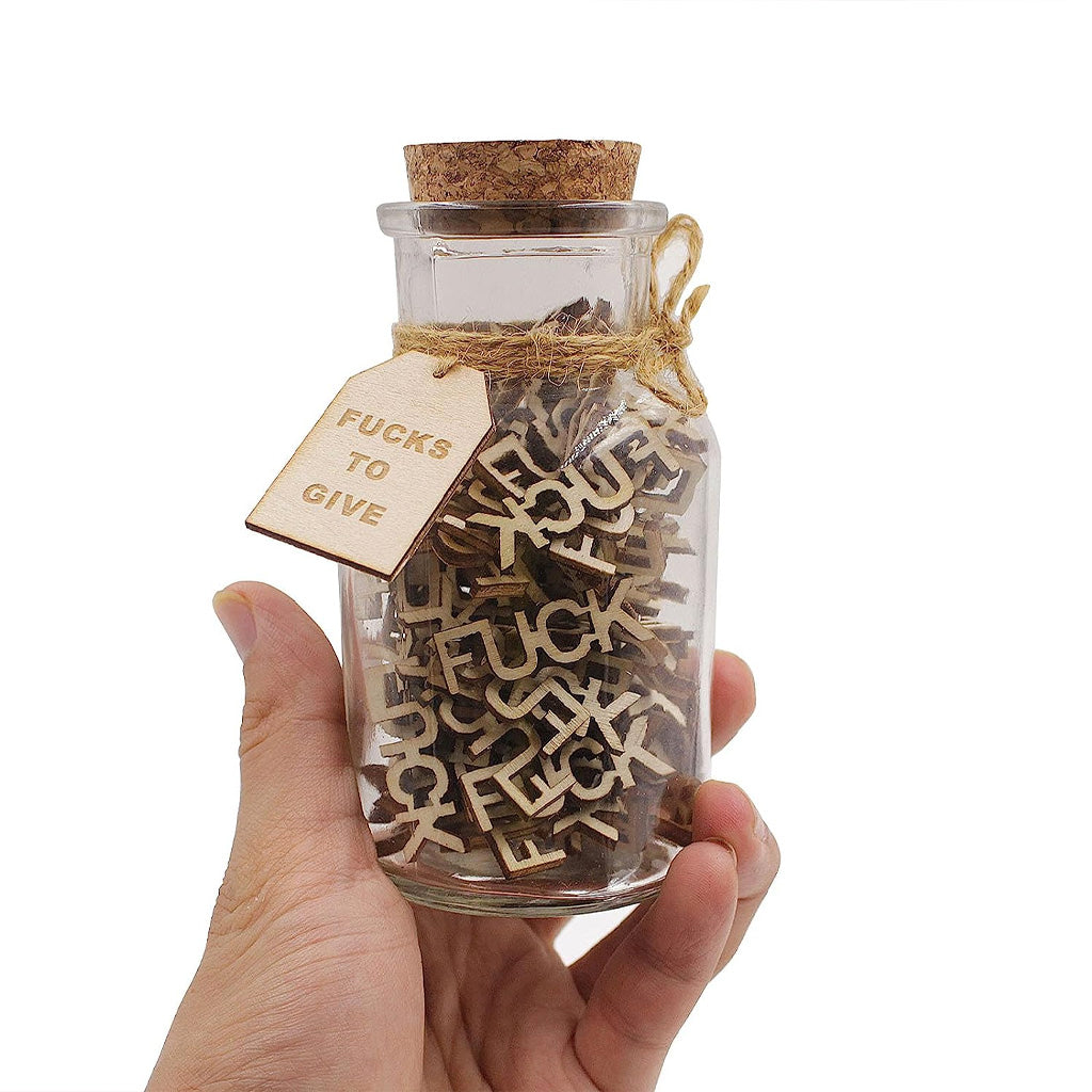 Jar Of Wooden F - Jar Of F