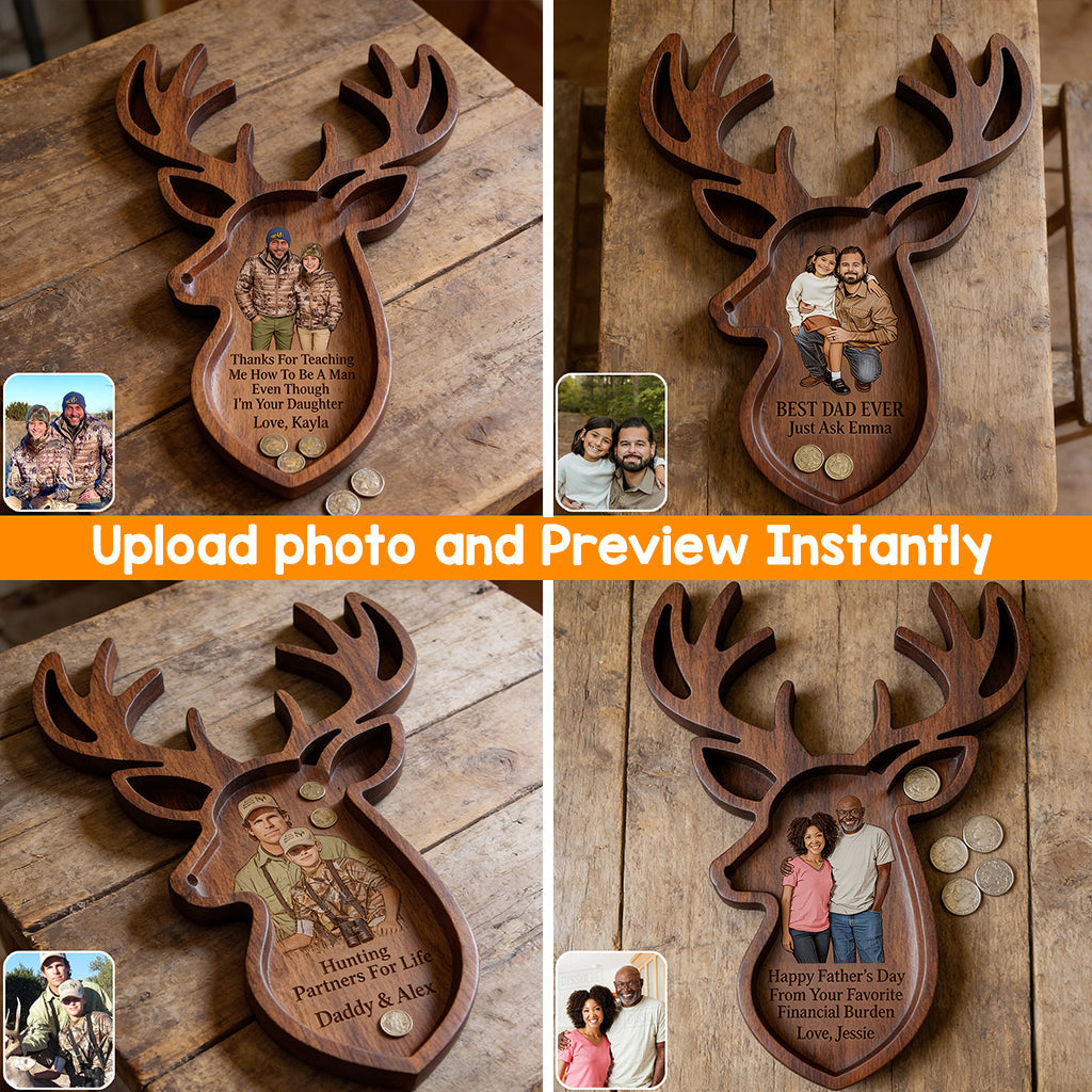 Hunting Dad - Personalized Hunting Catch-All Tray