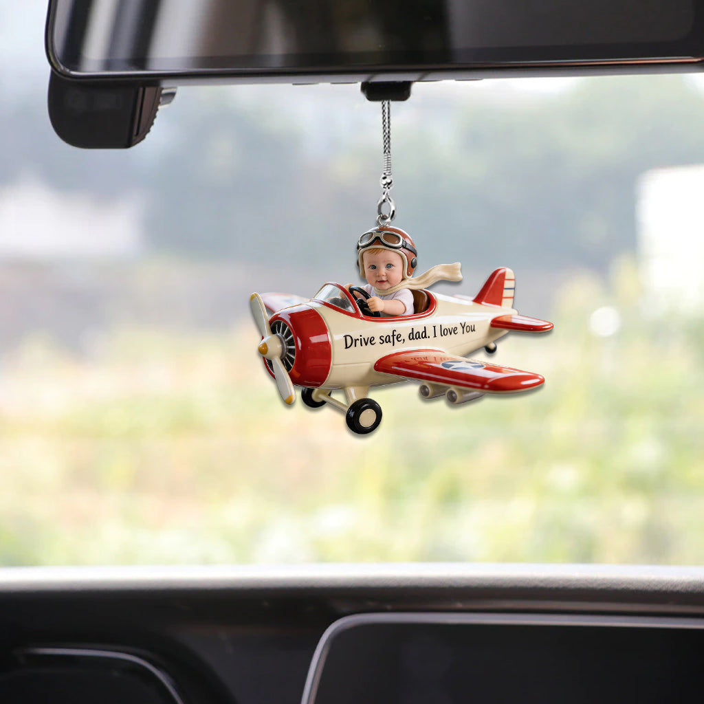 Father Gift Idea, Mom Gift Idea - Personalized Father Car Ornament
