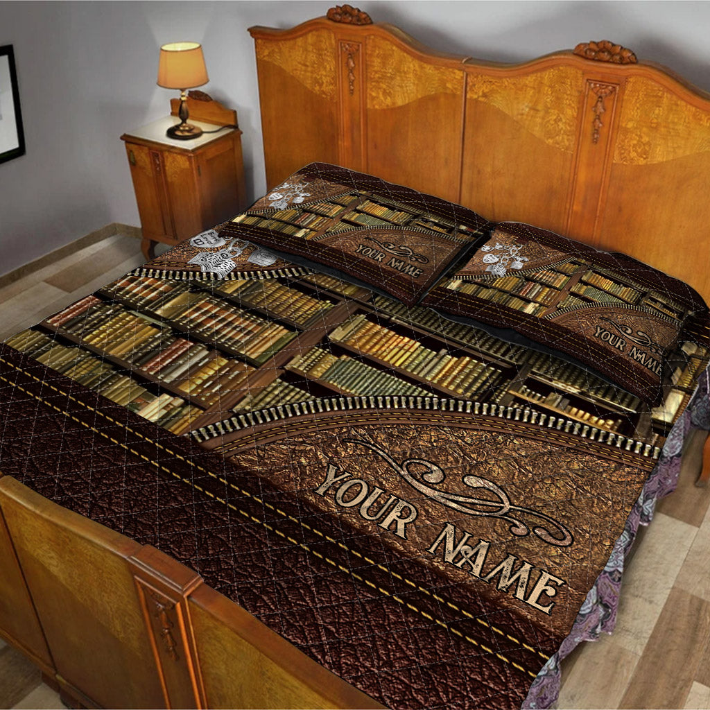 Library - Personalized Librarian Quilt Set
