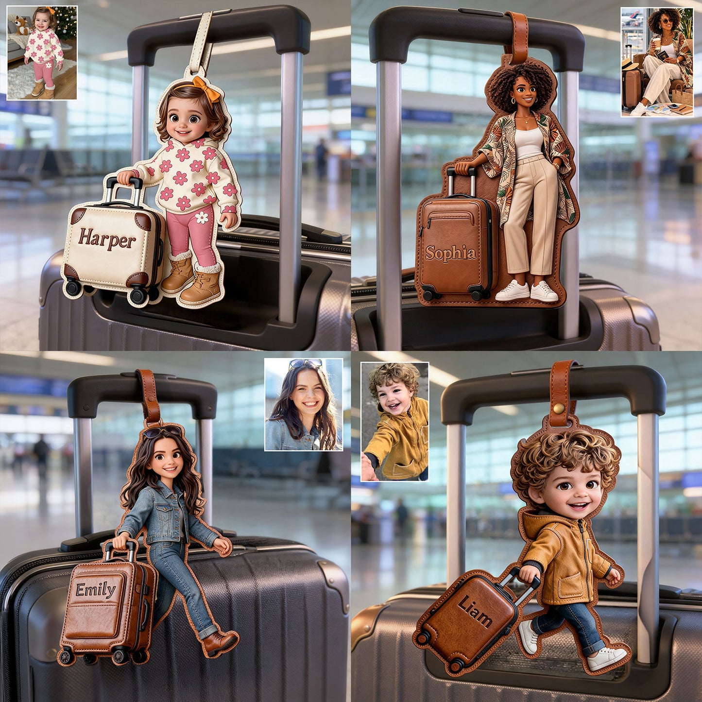Custom Any Photo - Personalized Travelling Luggage Tag
