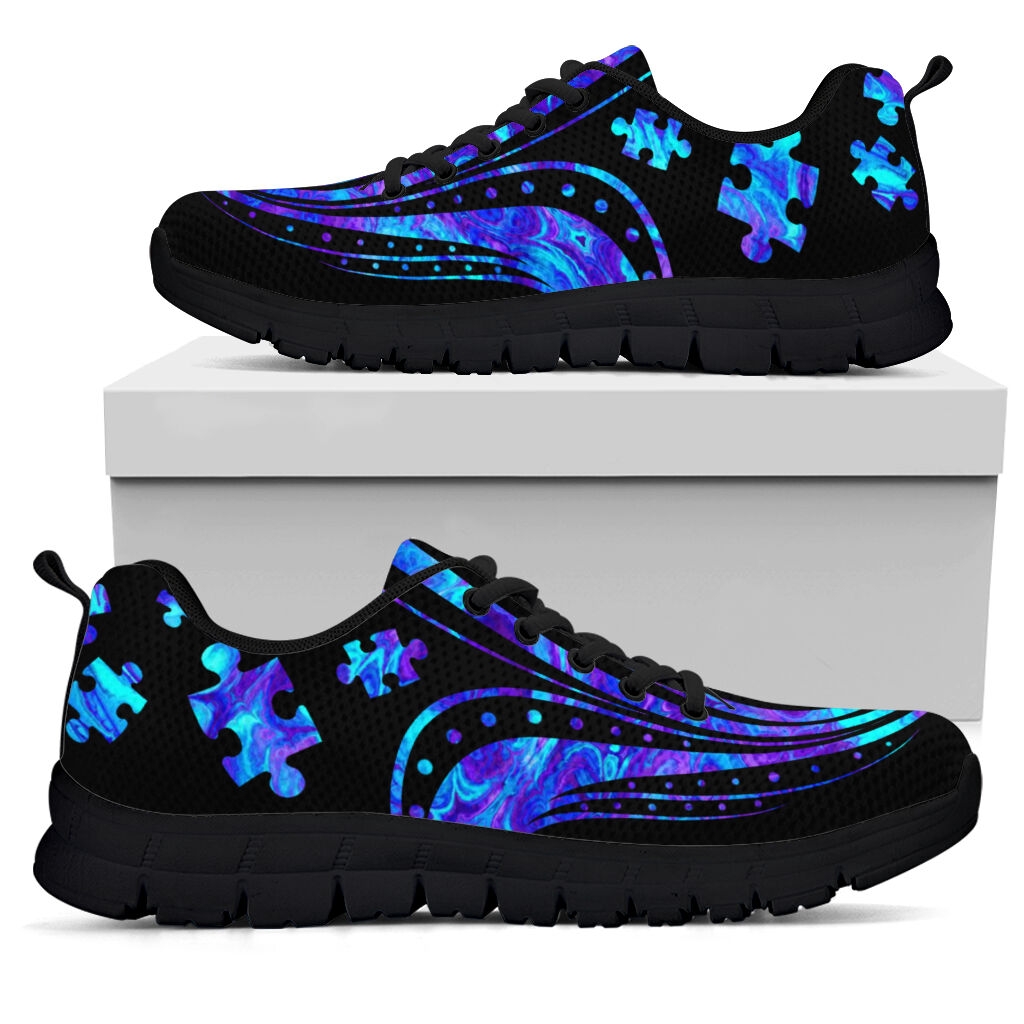 Autism Blue Mandala Autism Awareness Sneakers 0622