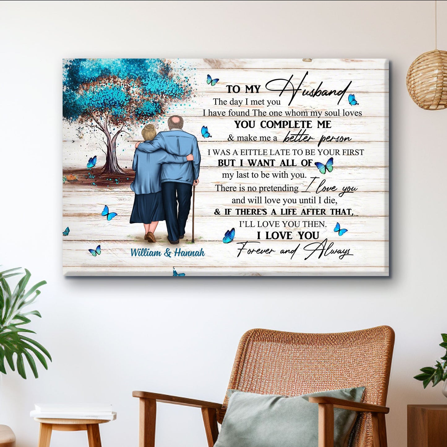 Exclusive Husband & Wife Keepsake Poster - Cherishing Moments of Love