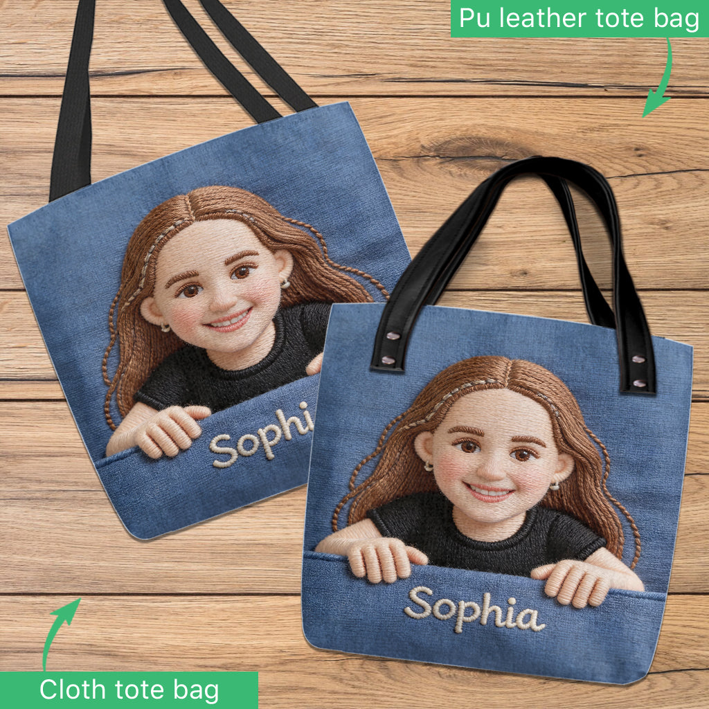Any Photo - Personalized Kid Tote Bag