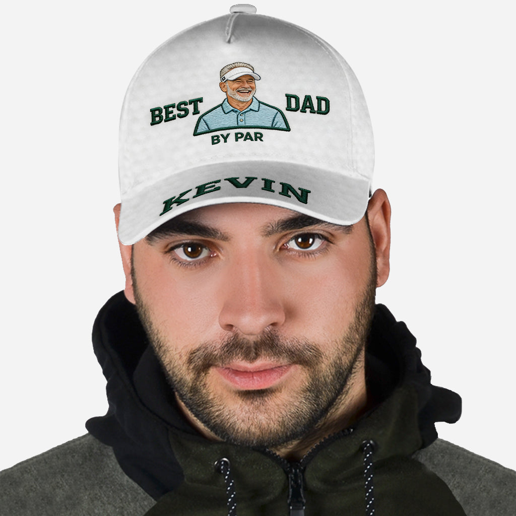 Custom Any Photo Best Dad/Grandpa/Uncle.. - Personalized Golf Classic Cap