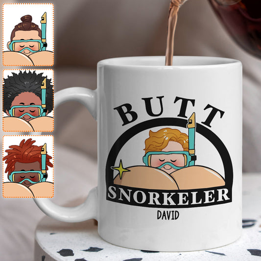 Funny Snorkeler - Personalized Scuba Diving Mug