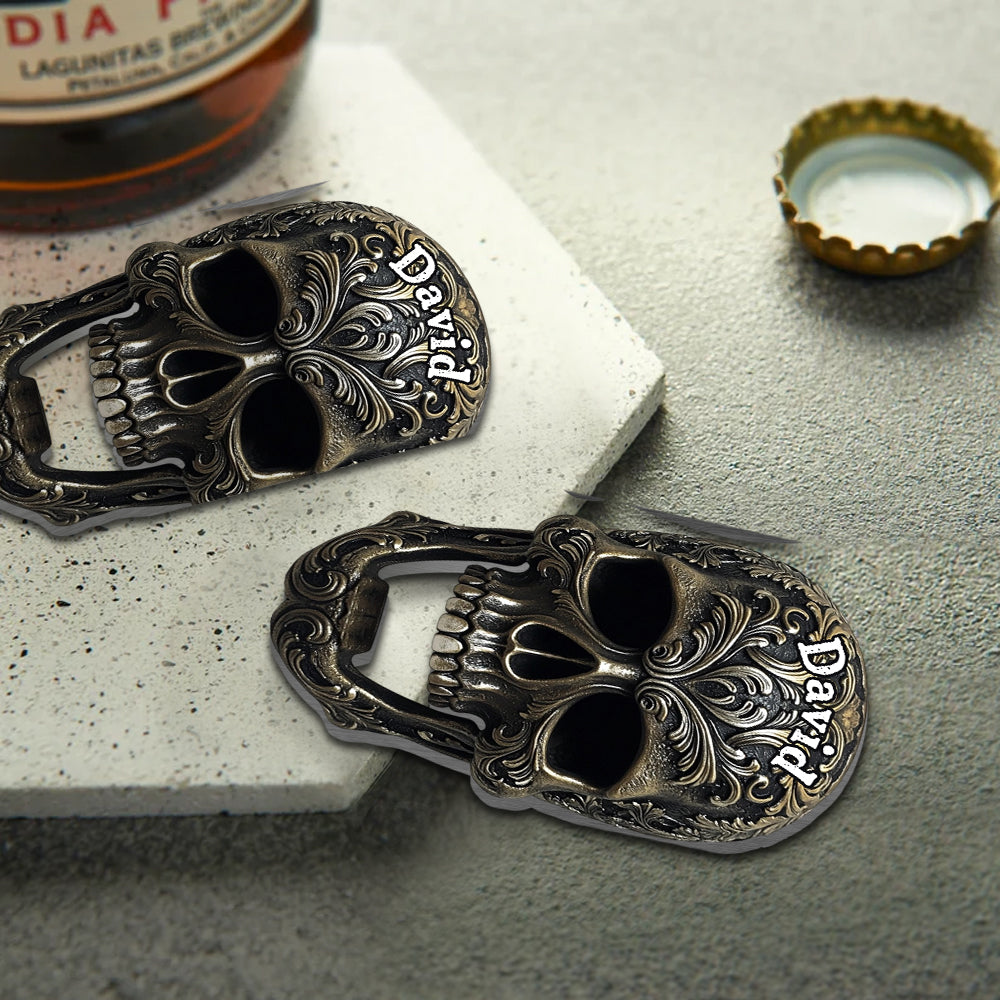 Cool Skull Bottle Opener - Personalized Beer Bottle Opener