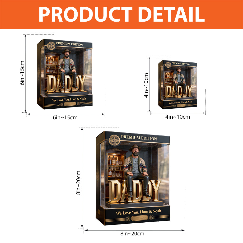 Custom Any Photo - Personalized Father Custom Shaped Acrylic Plaque