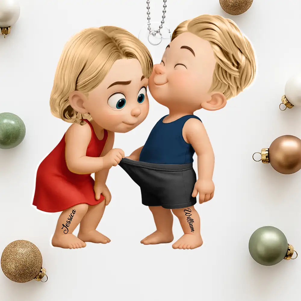 "Annoying You Forever – Personalized Cartoon Car Charm"