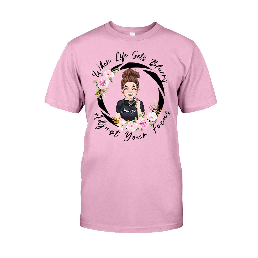Adjust Your Focus - Personalized Photography T-shirt and Hoodie