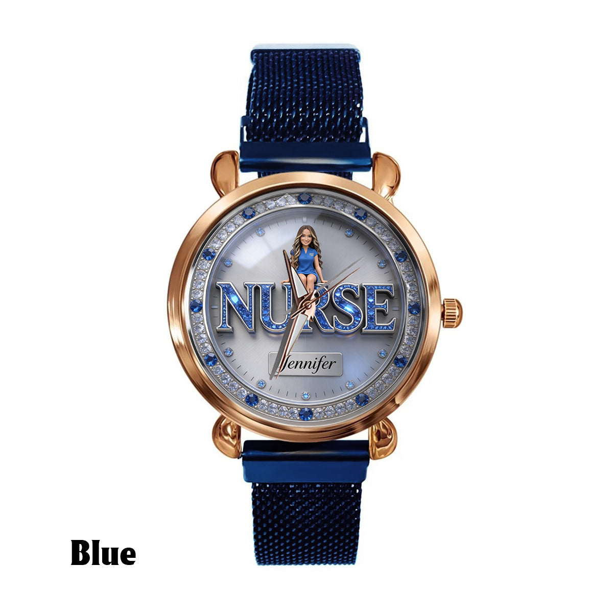 Custom Any Photo - Personalized Nurse Women Hand Watch
