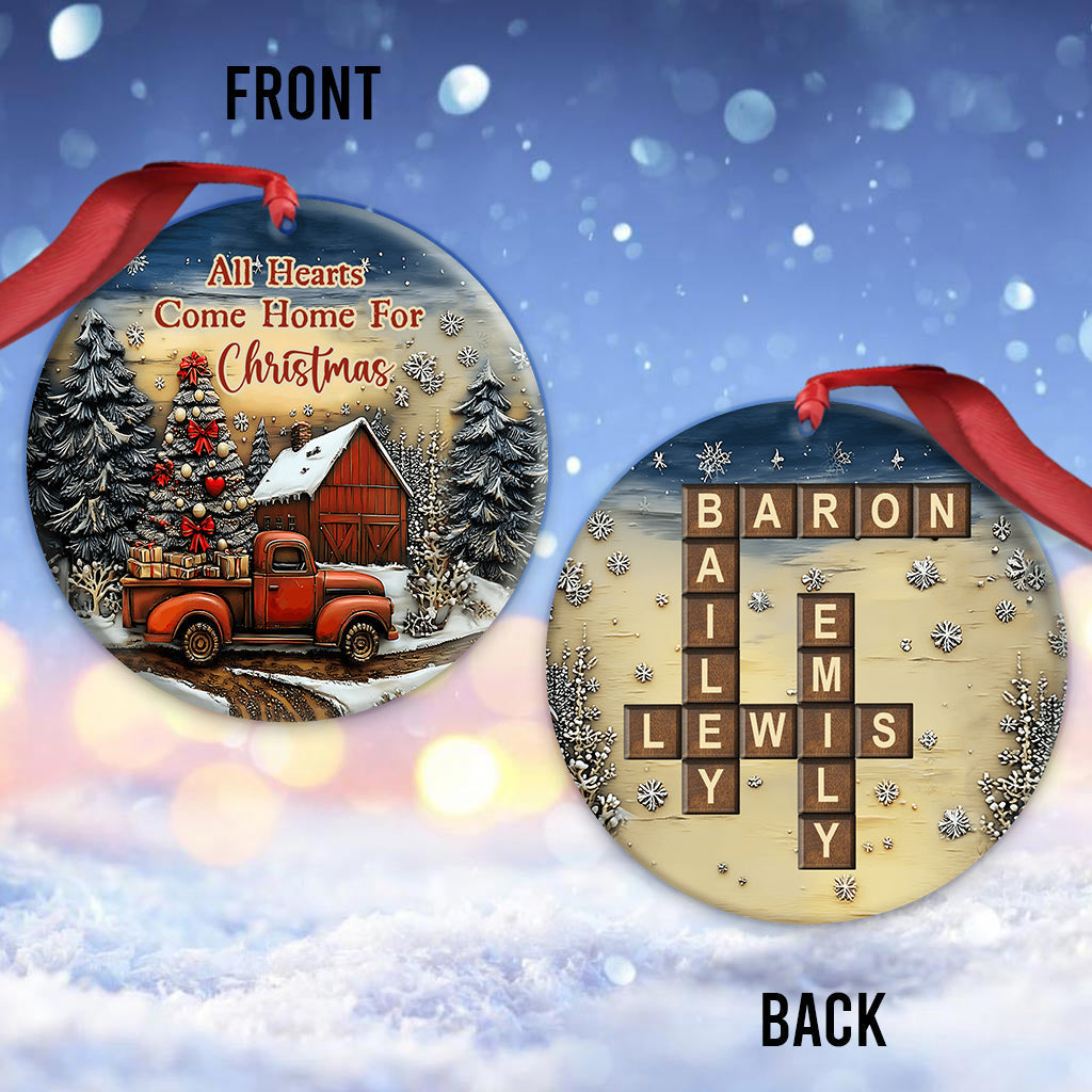 It's The Most Wonderful Time Of The Year - Personalized Family Ornament