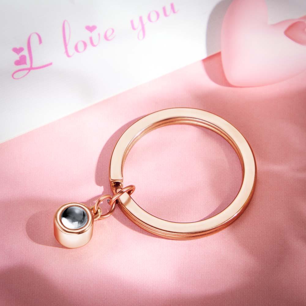 Custom Photo Projection Keyring - gift for anyone, dog lover, cat lover, who lost a loved one - Personalized Projection Keyring