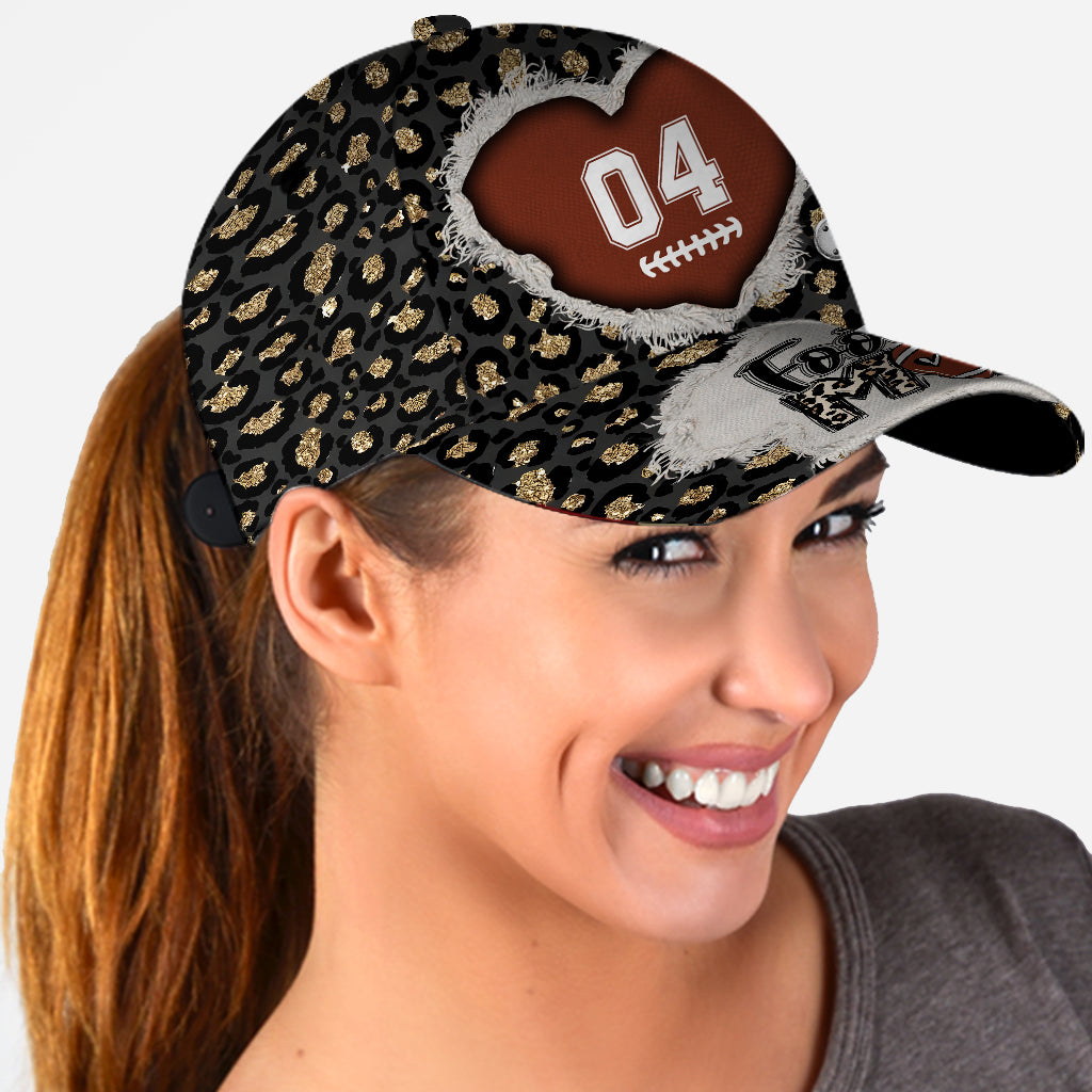 In My Football Mom Era - Personalized Football Classic Cap