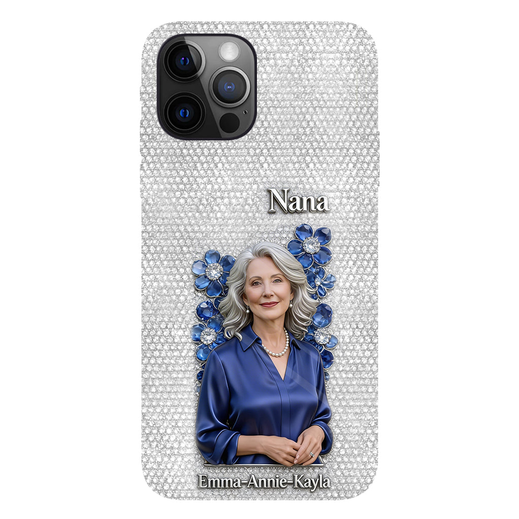 Forever Loved Grandma Diamond - Perfect Mother's Day Gift - Personalized Grandma Full Print Phone Case