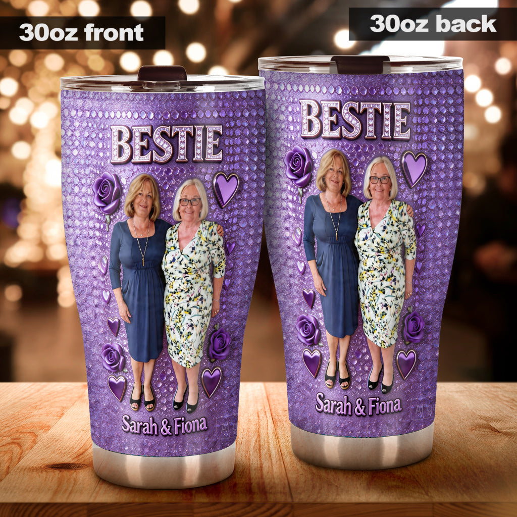 Custom Any Photo - Personalized Bestie Tumbler
