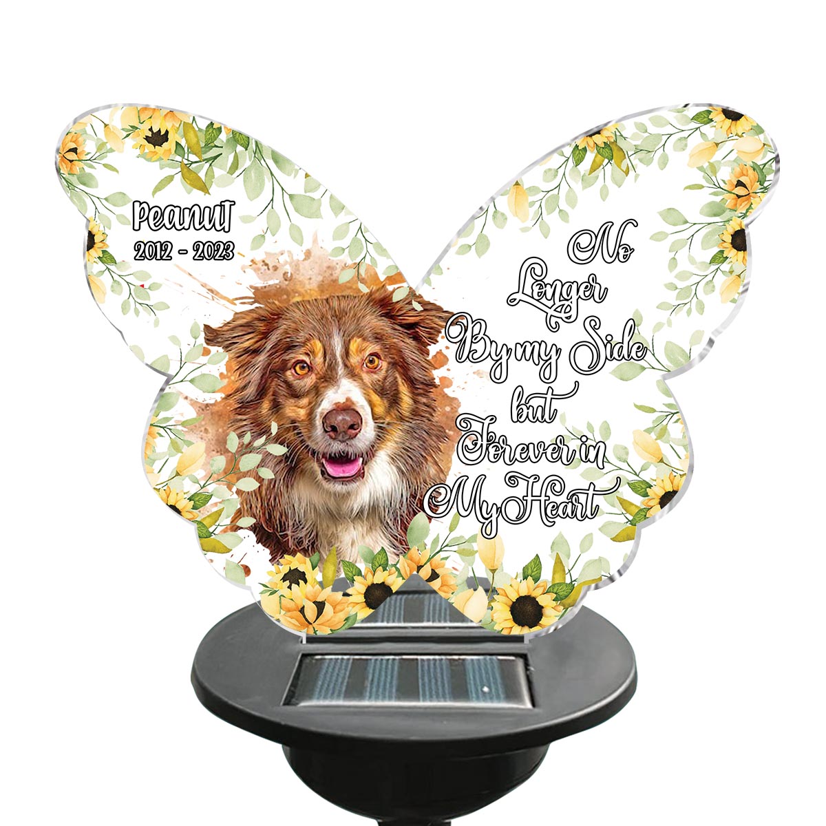 If Love Could Have Saved You - Personalized Dog Garden Solar Light