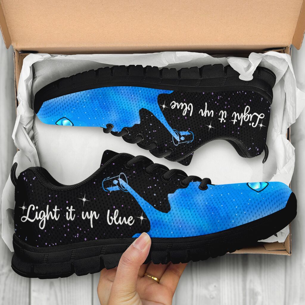 Light It Up Autism Awareness Sneakers 0622