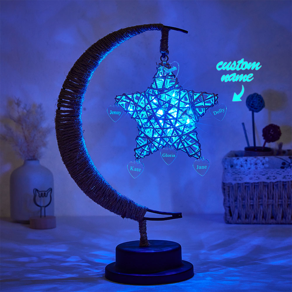 Any Name Hemp Rope Any Name Hemp Rope Lamp - Personalized Lamp