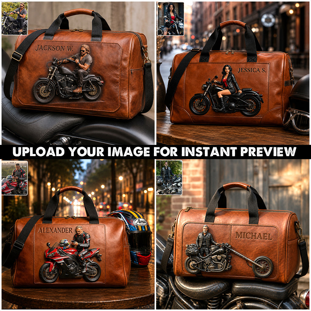 Born To Ride - Personalized Biker Duffle Bag