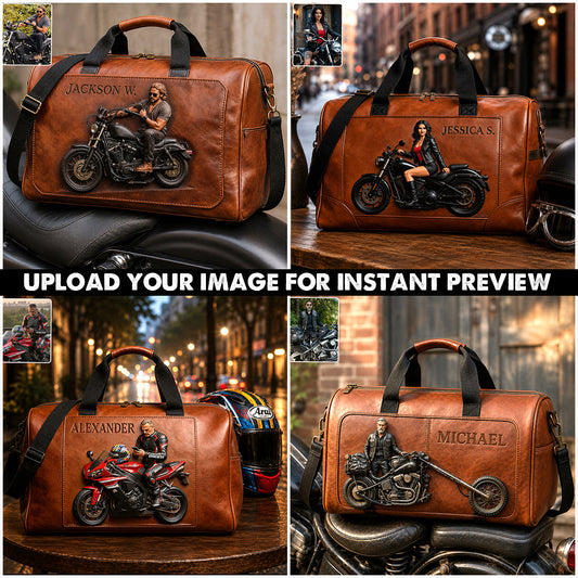 Born To Ride - Personalized Biker Duffle Bag