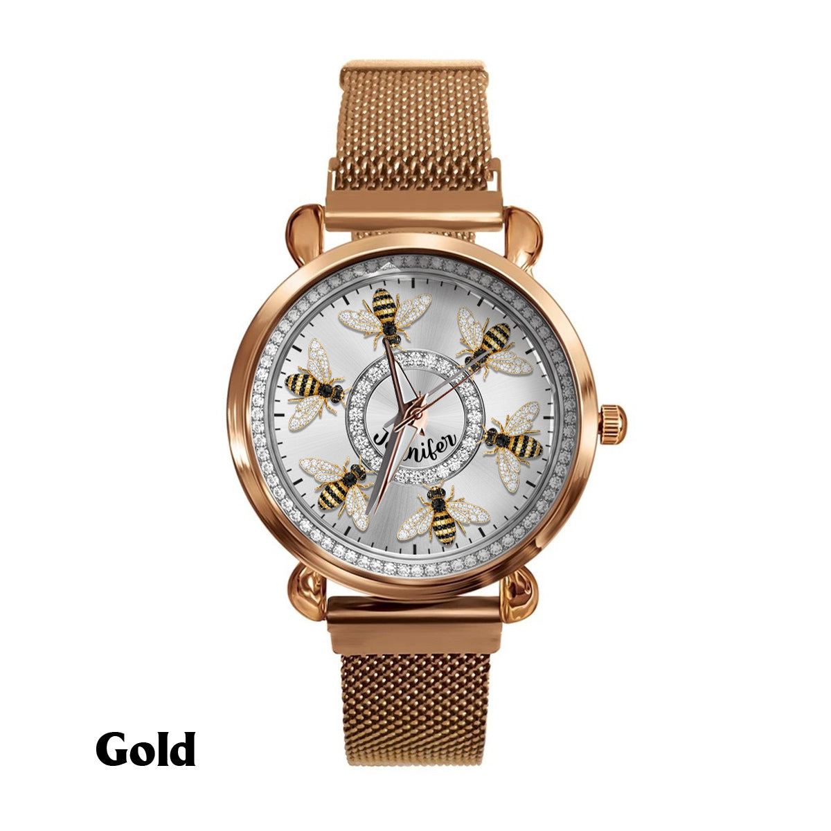 Love Bees - Personalized Bee Women Hand Watch