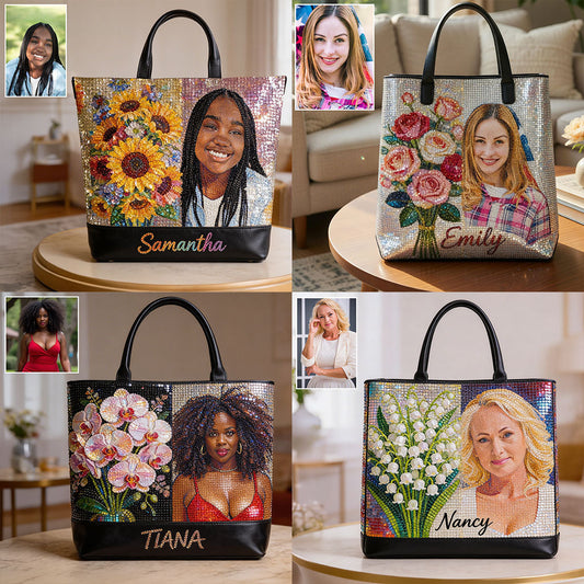 Any Photo, Flower - Personalized Self Love Tote Bag