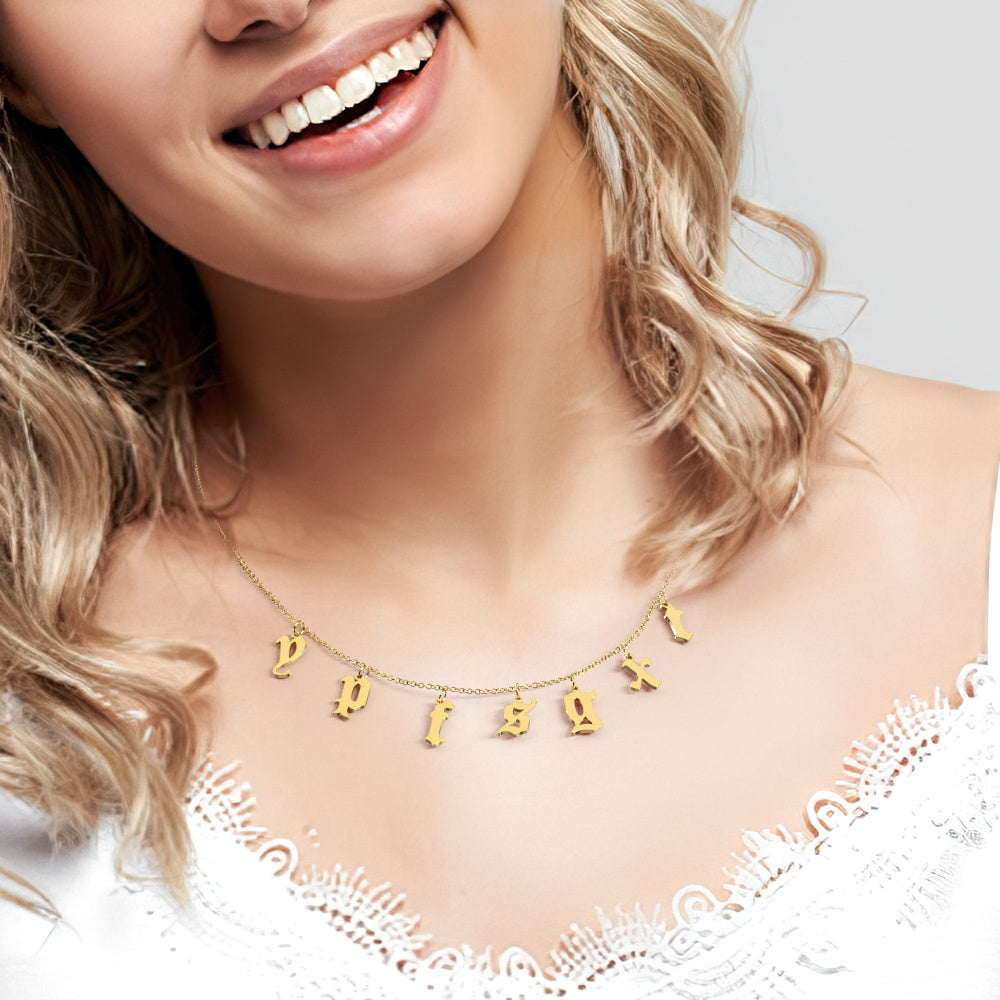Any Letter - Personalized Initial Necklace