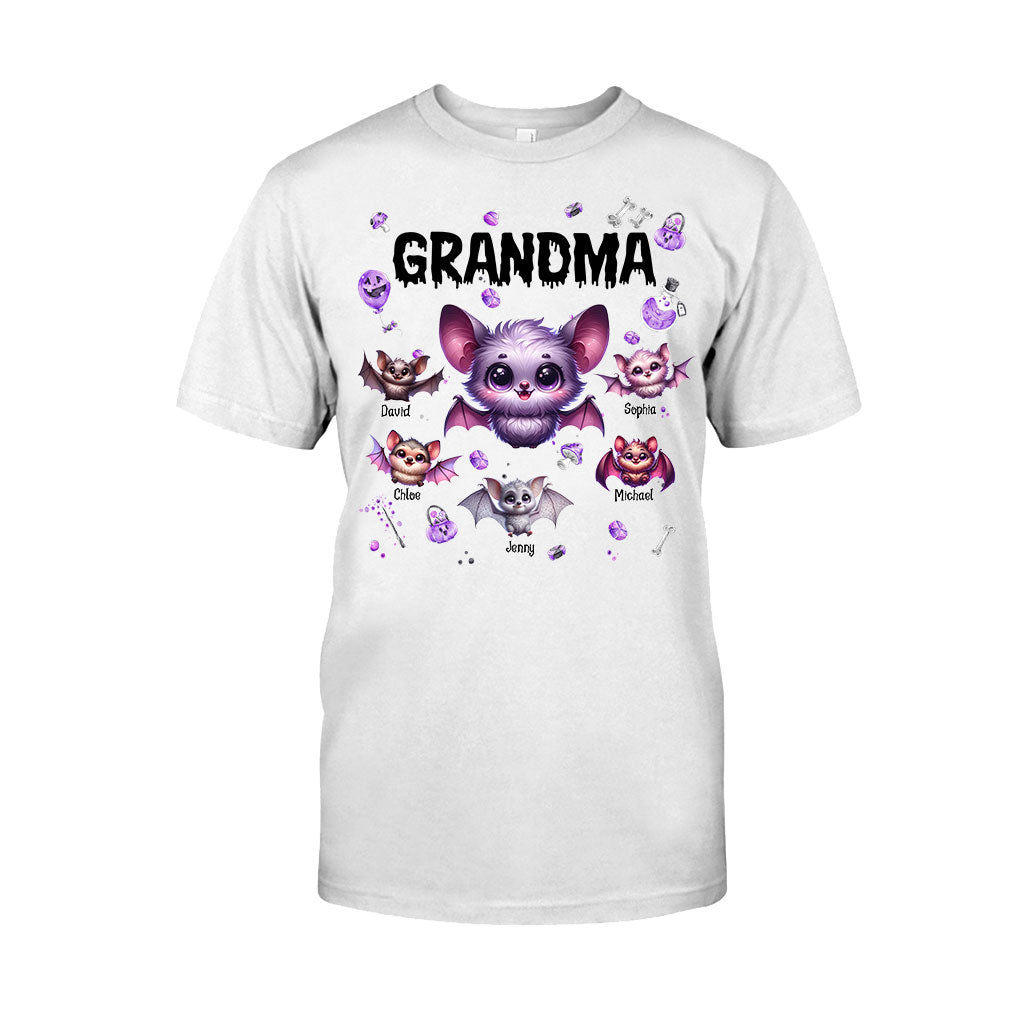 Grandma Of Littel Monsters - Personalized Grandma T-shirt And Hoodie