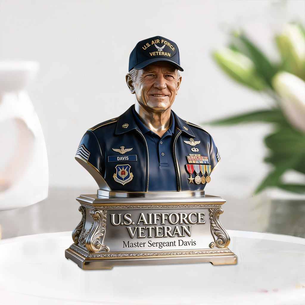 Custom Any Photo - Personalized Veteran Custom Shaped Acrylic Plaque