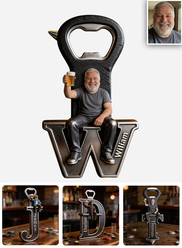 Cheers With Me - Personalized Beer Bottle Opener