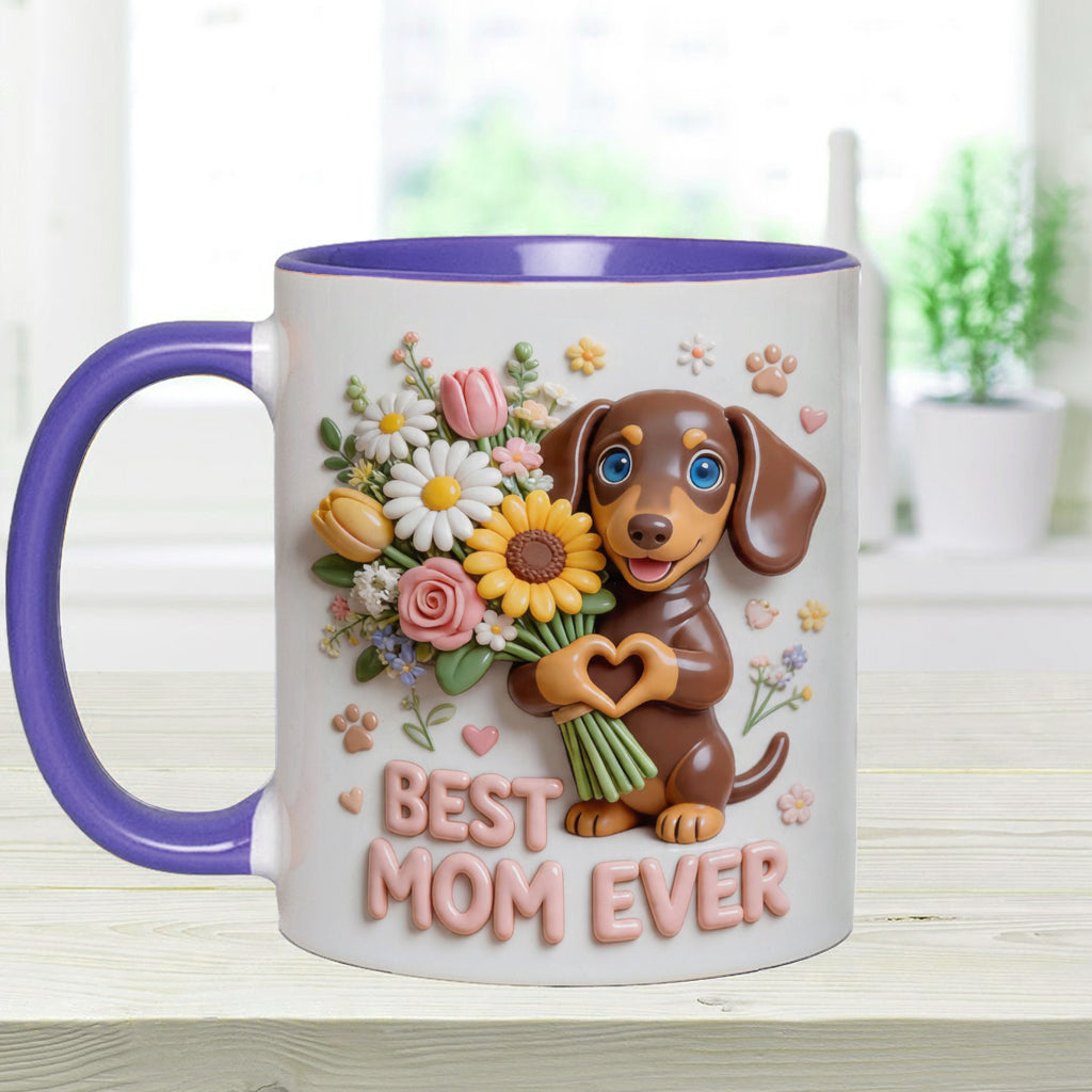 Custom Any Photo - Personalized Dog Accent Mug & Coaster