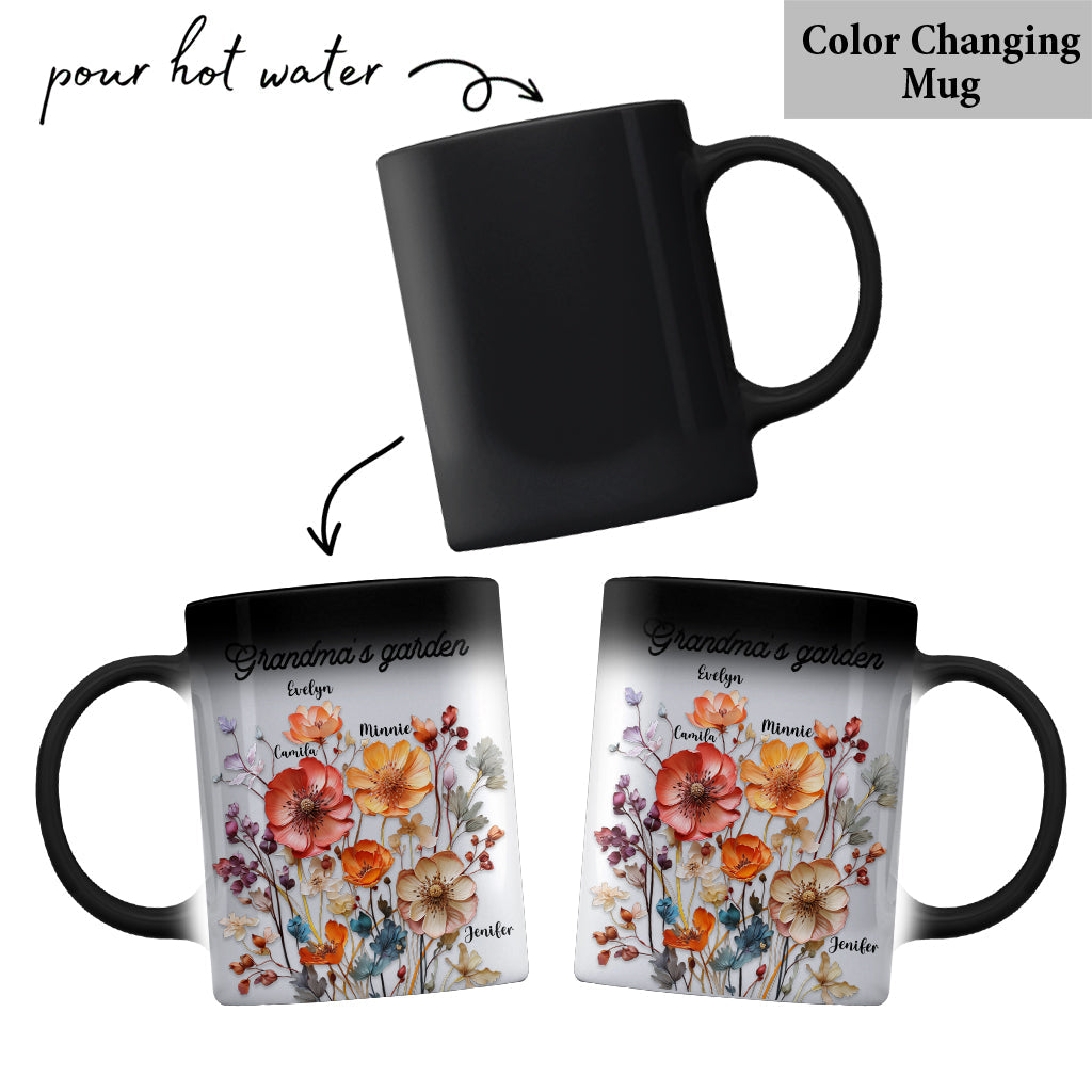 Grandma's Garden - Personalized Grandma Mug