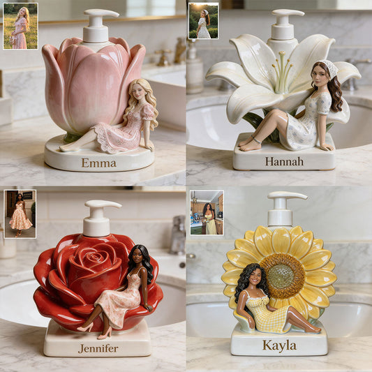 Bloom for Yourself - Personalized Self Love Pump Dispenser
