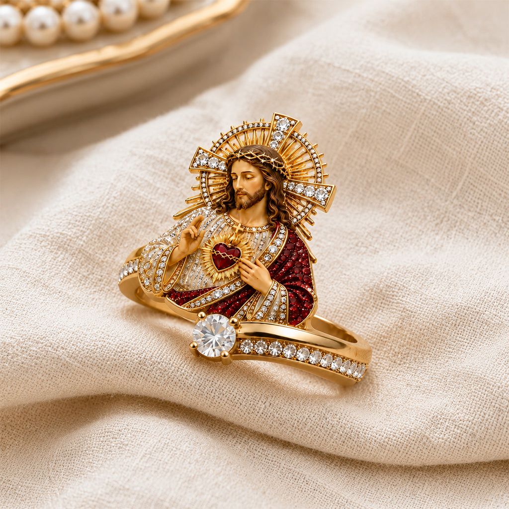 Believe - Personalized Christian Adjustable Shaped Ring