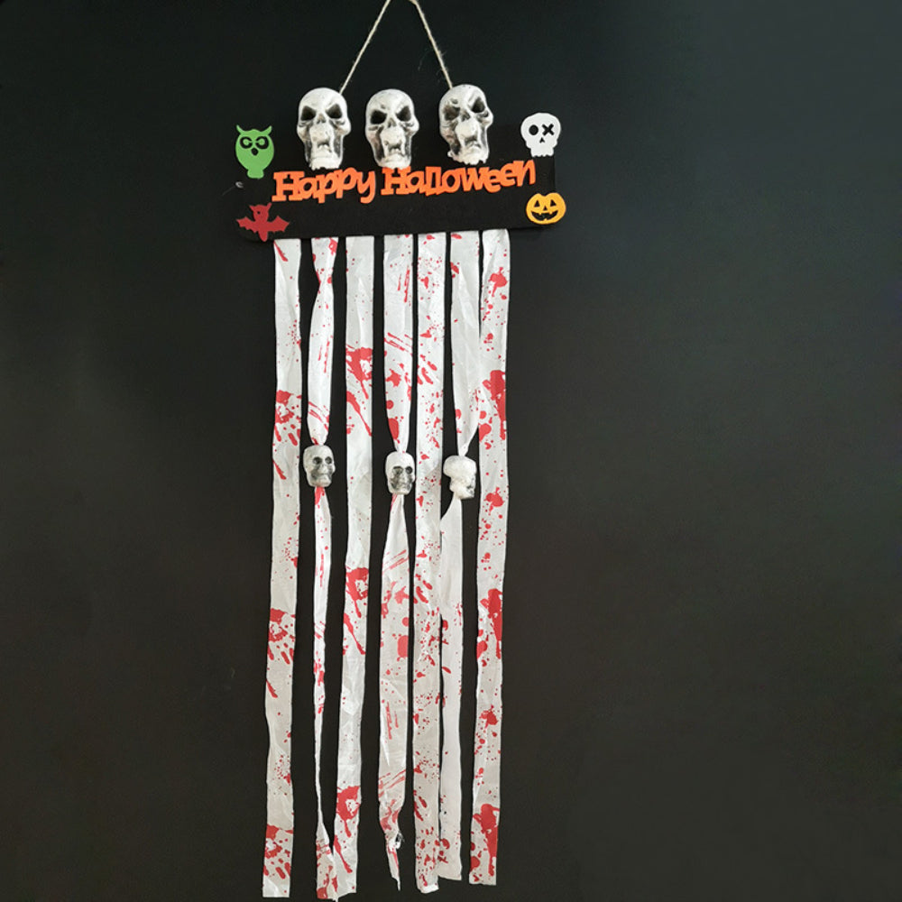 Bloody Skull - Halloween Door Curtain Decorations