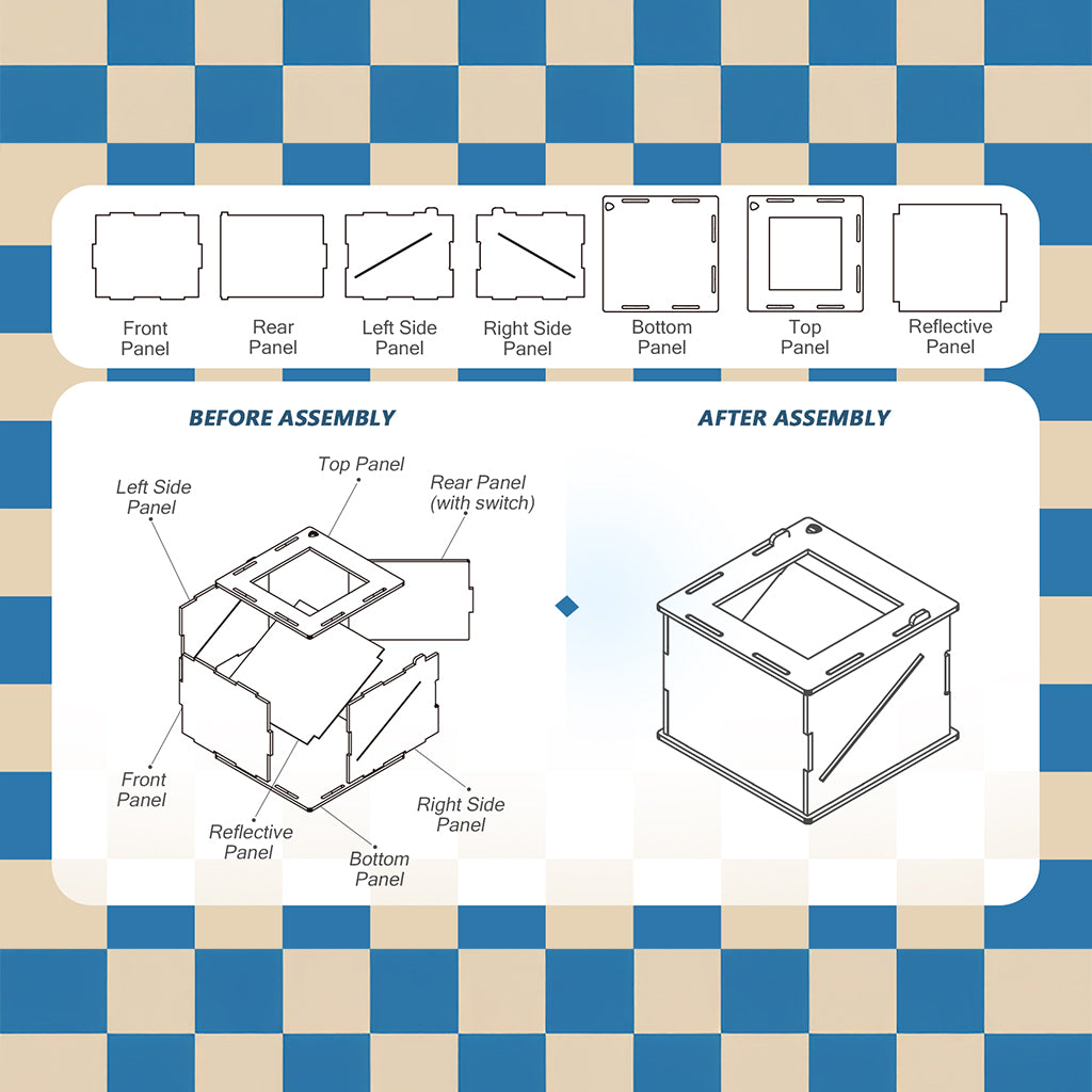 Custom Any Photo Always With You - Personalized Memorial 3D Memory Box