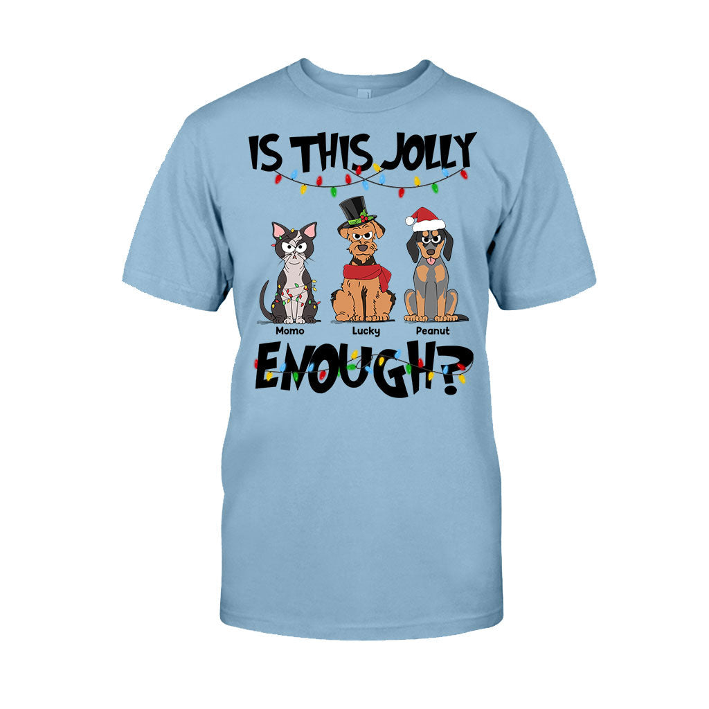 Is This Jolly Enough - Personalized Dog T-shirt And Hoodie