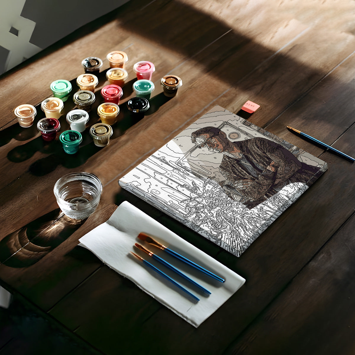Custom Photo - Personalized Uncle Paint By Numbers Kit