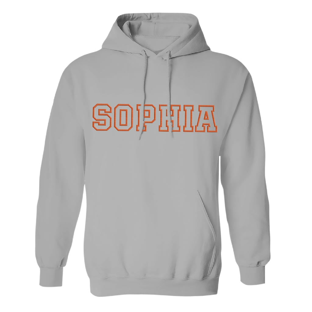 Custom Name - Personalized Step Mom Embroidered Hoodie