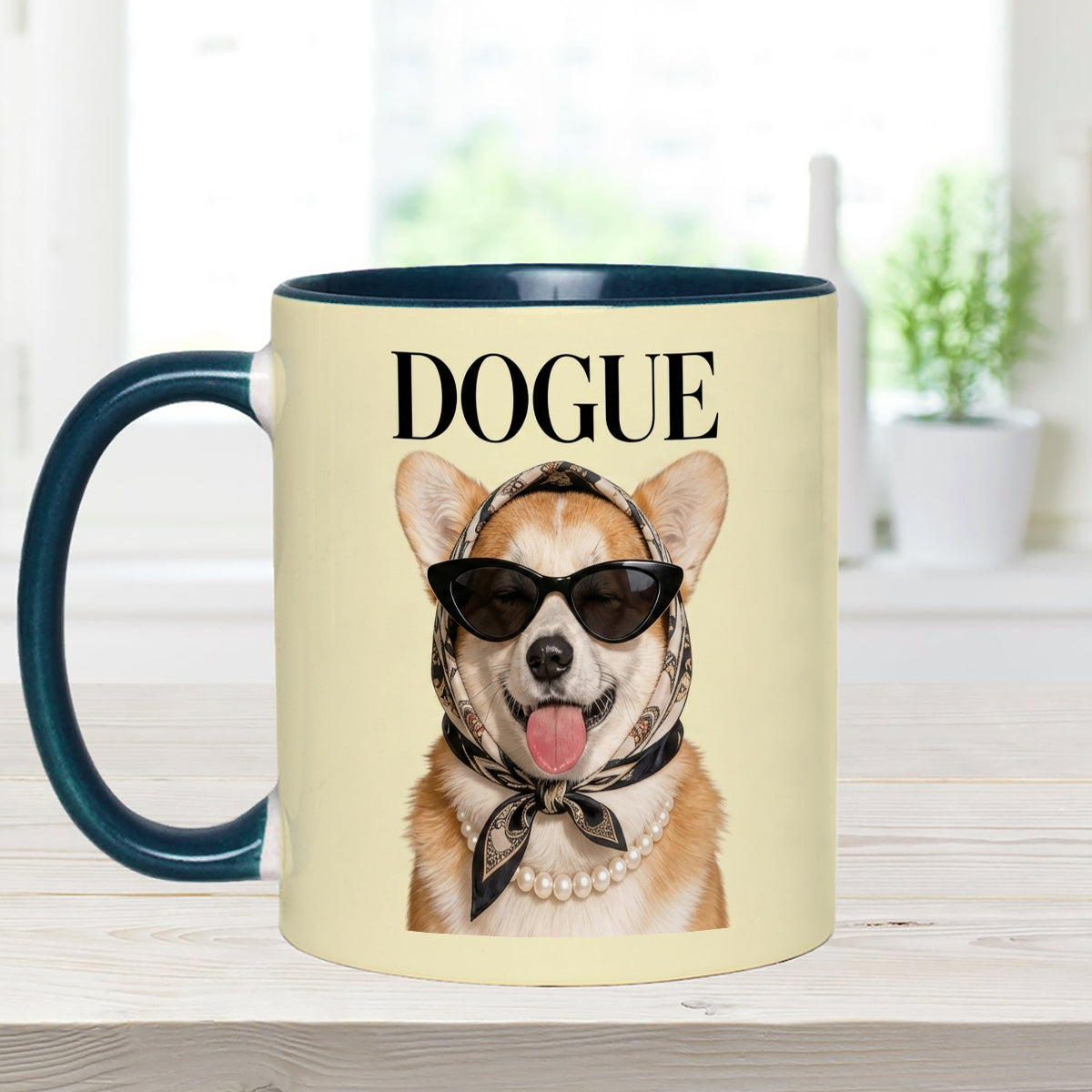 Funny Dog Lovers Gift - Personalized Dog Set Accent Mug with Acrylic Stirrers