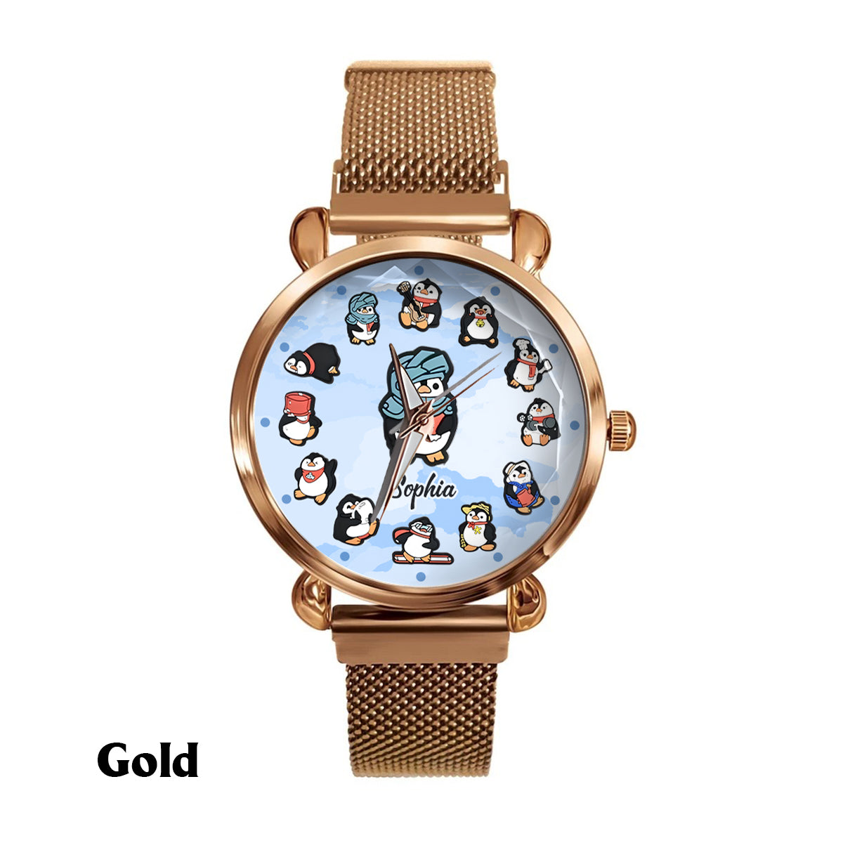 Just A Girl Who Loves Penguins - Personalized Penguin Lover Women Hand Watch