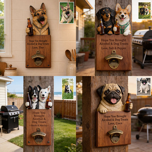Cheers & Treats - Personalized Beer Wall Bottle Opener
