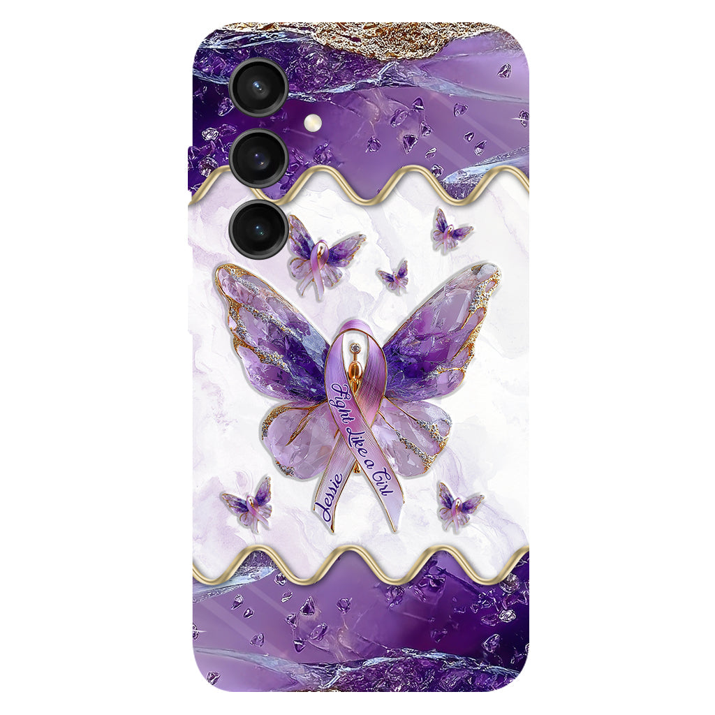 Fight Like a Girl - Personalized Lupus Awareness Full Print Phone Case