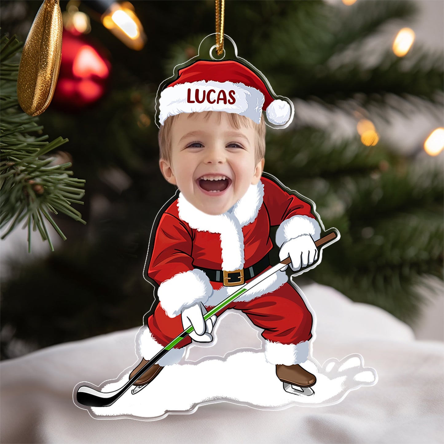 Funny Personalized Christmas Ornament – Perfect Gift for Quirky Kids and Grandkids, Celebrate Holiday Cheer