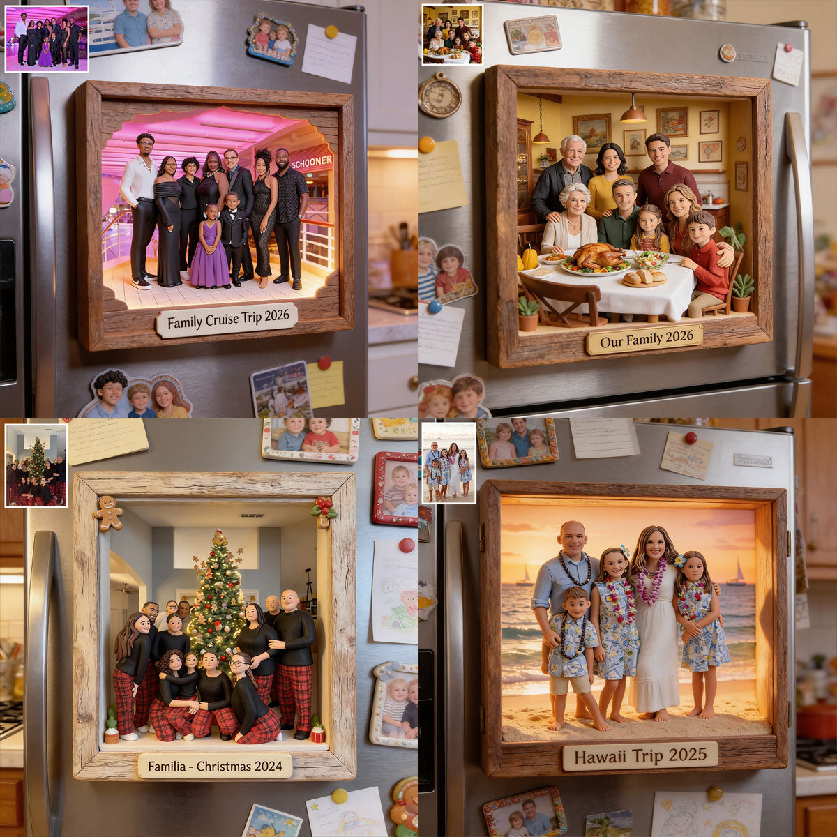 Custom From Any Photo - Personalized Family Magnet