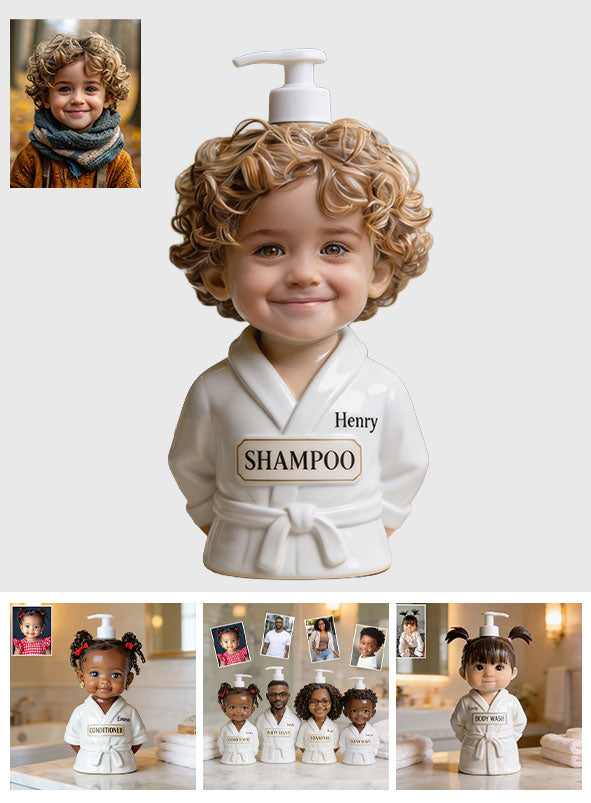 Bubble Bath Buddy - Personalized Kid Pump Dispenser